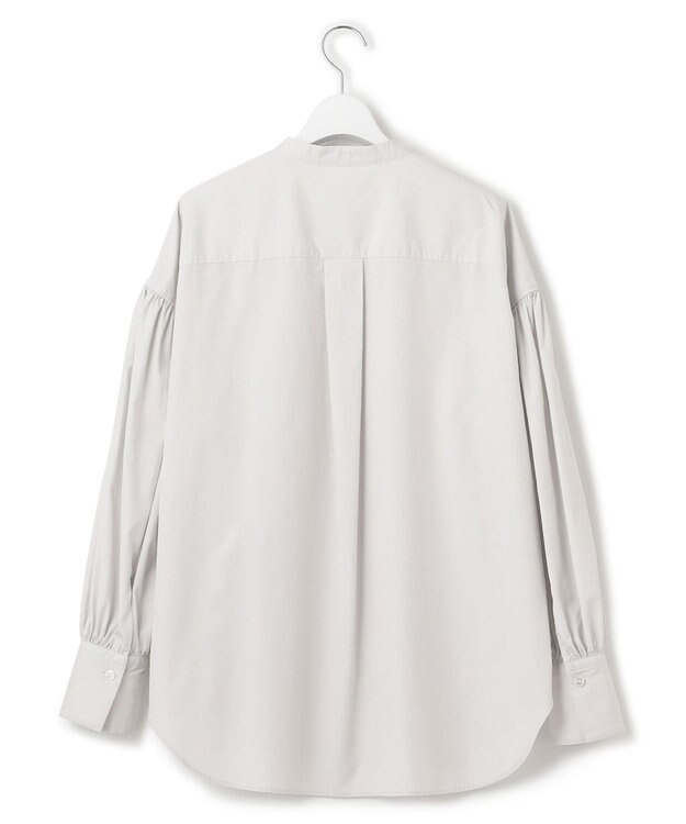 23区 S 【洗える】CANCLINI ボリュームスリーブ シャツ ライトグレー系