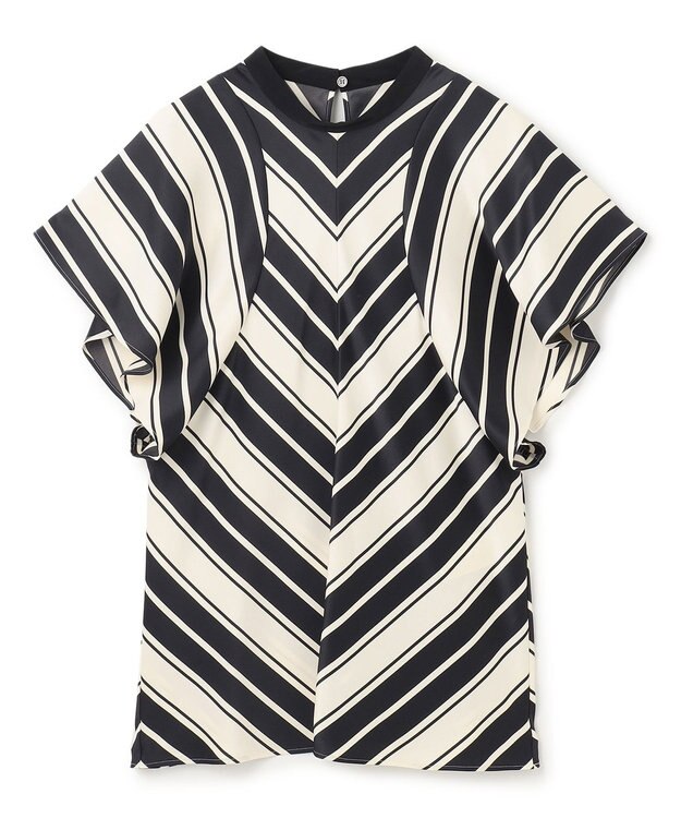 BEIGE， 【洗える】GUILLABERT / ブラウス Ecru×Black