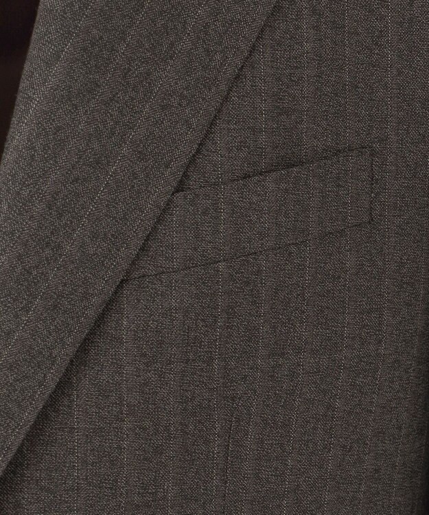 J.PRESS MEN 【ESSENTIAL CLOTHING】オルタネートストライプ スーツ グレー系1