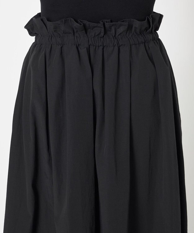 NAVE 【Nave・洗える】ドライタッサー スカート ブラック系