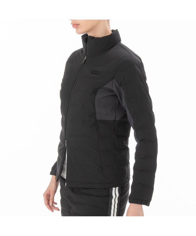 ZERO HALLIBURTON ハイブリッドパデットブルゾン 82755 撥水 保温 裏起毛 ゴルフ ZHG-W15a ブラック