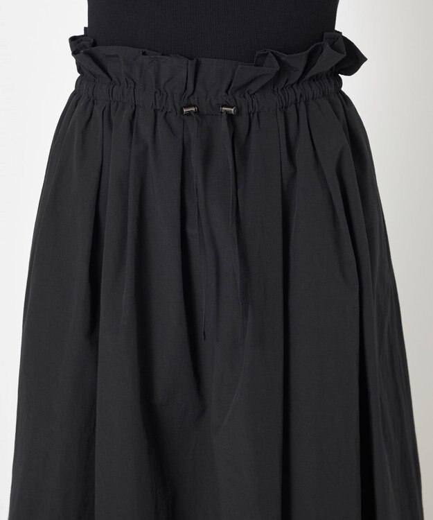 NAVE 【Nave・洗える】ドライタッサー スカート ブラック系