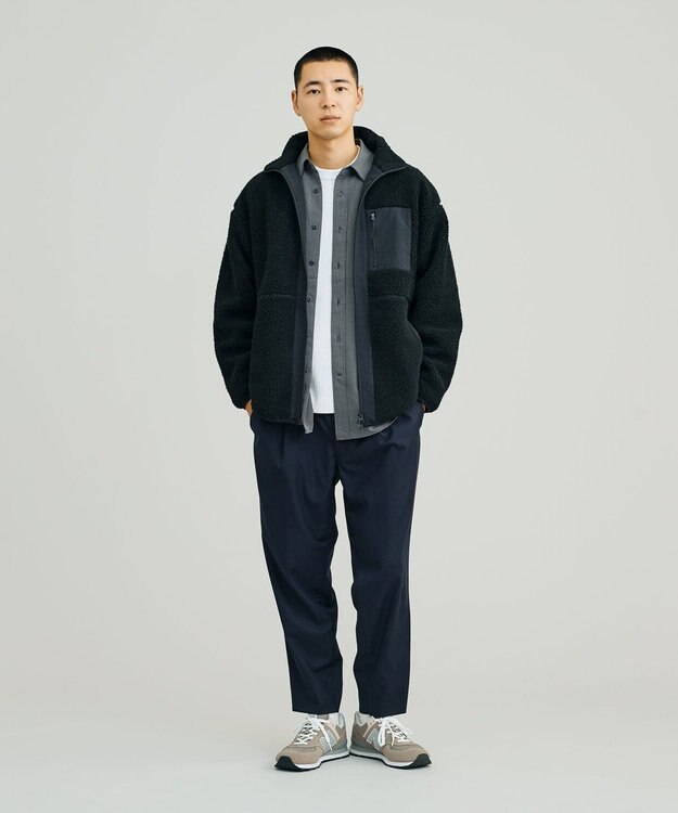 J.PRESS YORK STREET 【UNISEX】2WAY 羽織シャツ グレー系