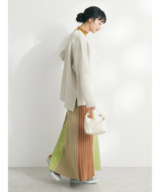 CRAFT STANDARD BOUTIQUE ニットフリースキーネックプルオーバー Ivory