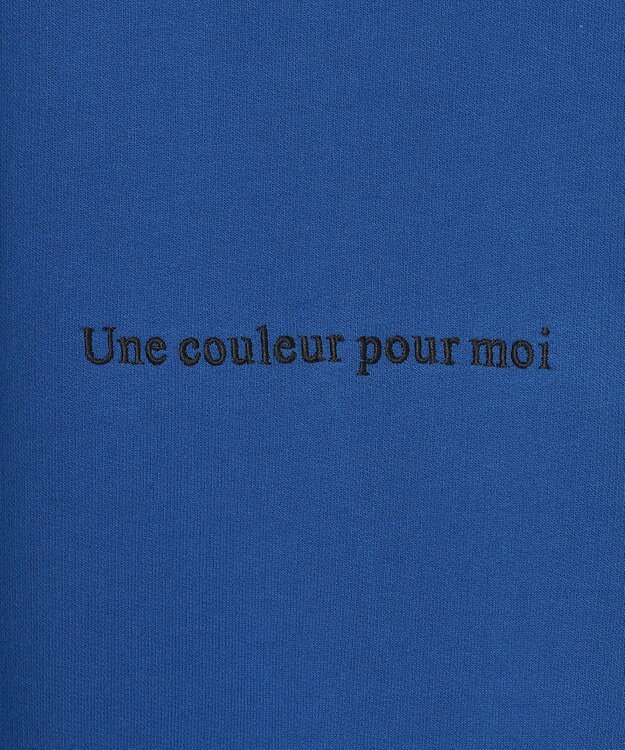 ANY 【2SET】ミニロゴトップス×ドットプリーツスカート セット ブルー×ブルー