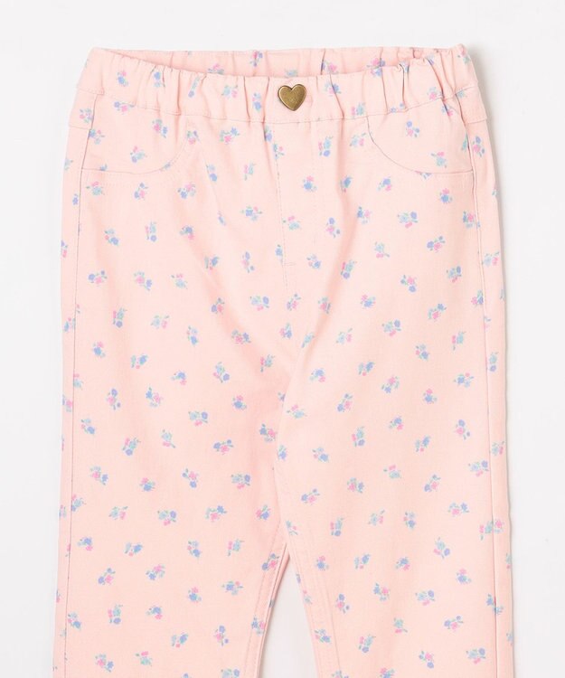 ANY KIDS 【洗濯機可能】ときめきストレッチ 総柄パンツ 花柄