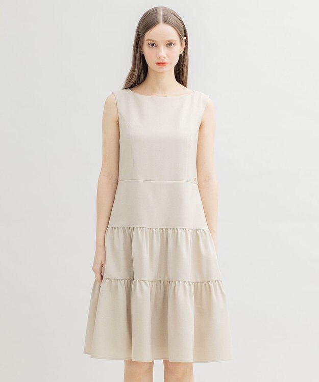 TOCCA 【洗える！】BEACH ドレス ベージュ系