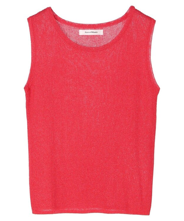 Green Parks シアーカーディガン＋タンクトップＳＥＴ Red