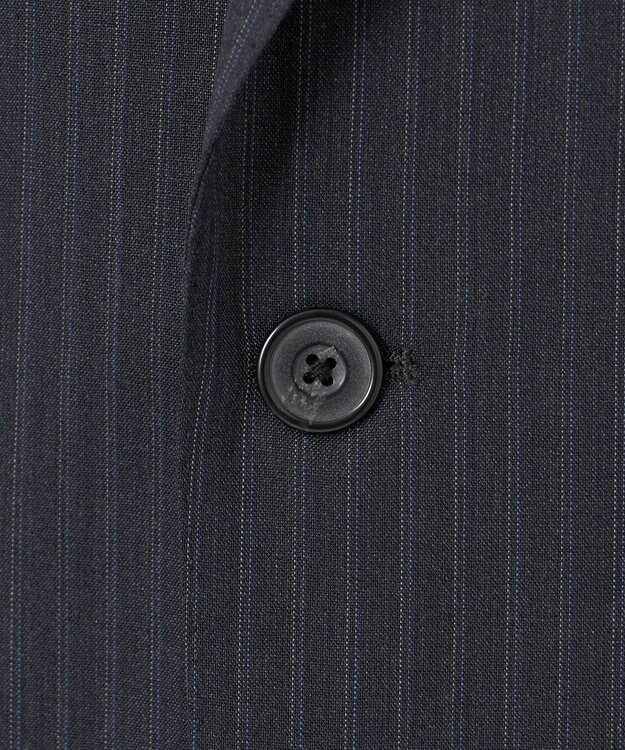 GOTAIRIKU 【御幸毛織】Superio160 ウールモヘヤシルクカシミヤ　スーツ（グレーストライプ） グレー系1