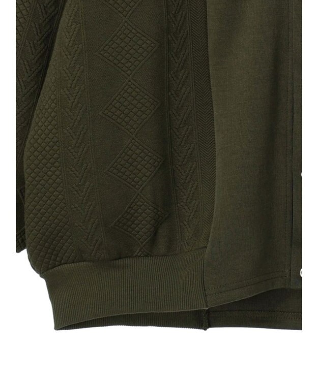 CRAFT STANDARD BOUTIQUE JQカット切り替えカーディガン1 Khaki