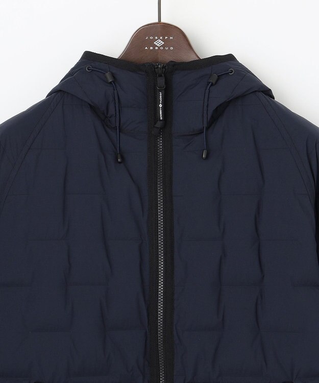 JOSEPH ABBOUD MOUNTAIN 【UNISEX】リバーシブルストレッチ ダウンパーカー ネイビー系