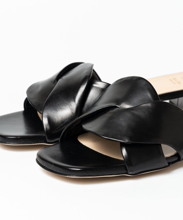 BONTRE 【LucaGrossi/ルカグロッシ】ウェービングサンダル ブラック