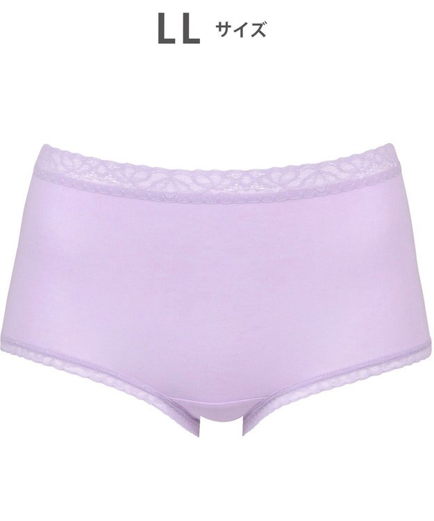 Wing ショーツ　【デイリーフィットやわらかコットン】　ここちよいフィット感　はきこみ丈ふかめ　EC3200　ウイング／ワコール シェルピンク