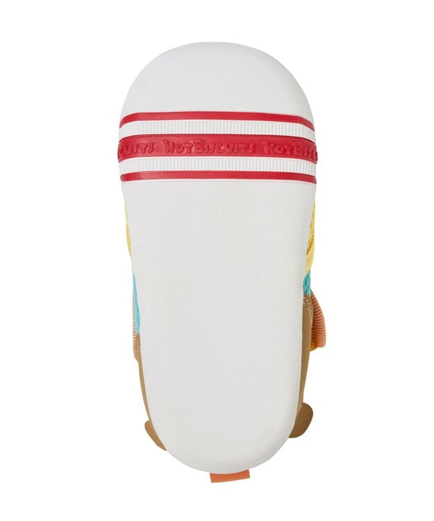 MIKI HOUSE HOT BISCUITS 【11.5-13.5cm】かかと顔 メッシュ ファーストベビーシューズ 黄