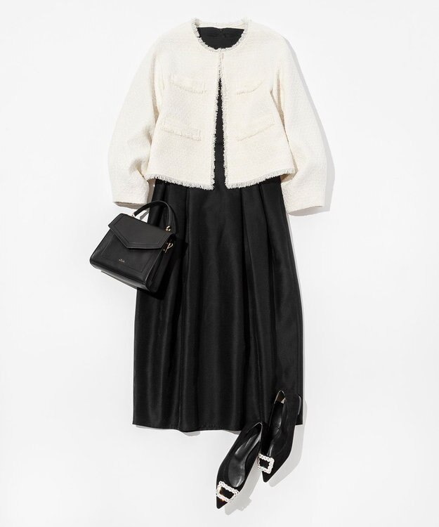 uncrave 【手洗い可】シャイニー シアー コクーンスカート（uncrave STANDARD） ブラック