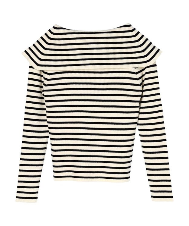 earth music&ecology ＢＩＧカラーニットプルオーバー Border