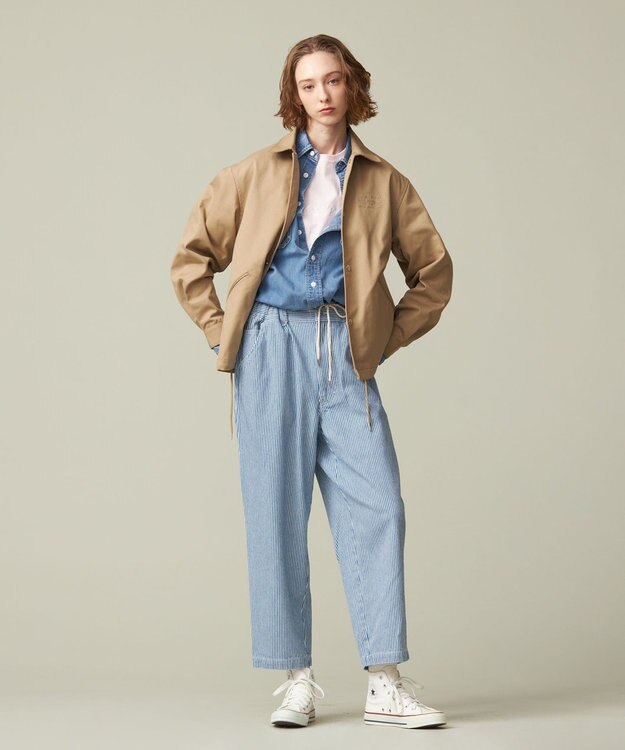 J.PRESS YORK STREET 【UNISEX】デニムワークシャツ サックスブルー系