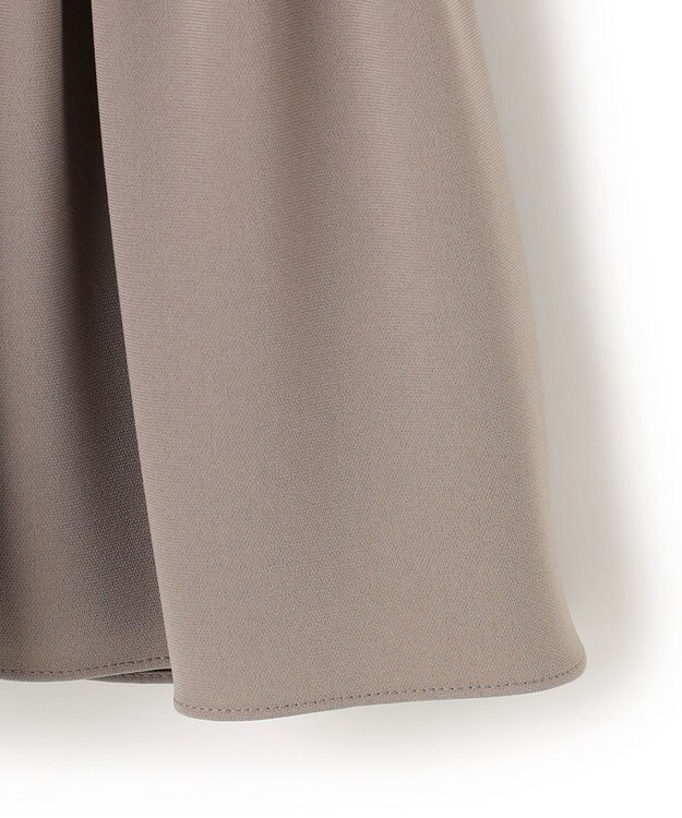 BEIGE， 【洗える】ACHILLEA / ペプラムバックファスナーブラウス Mocha