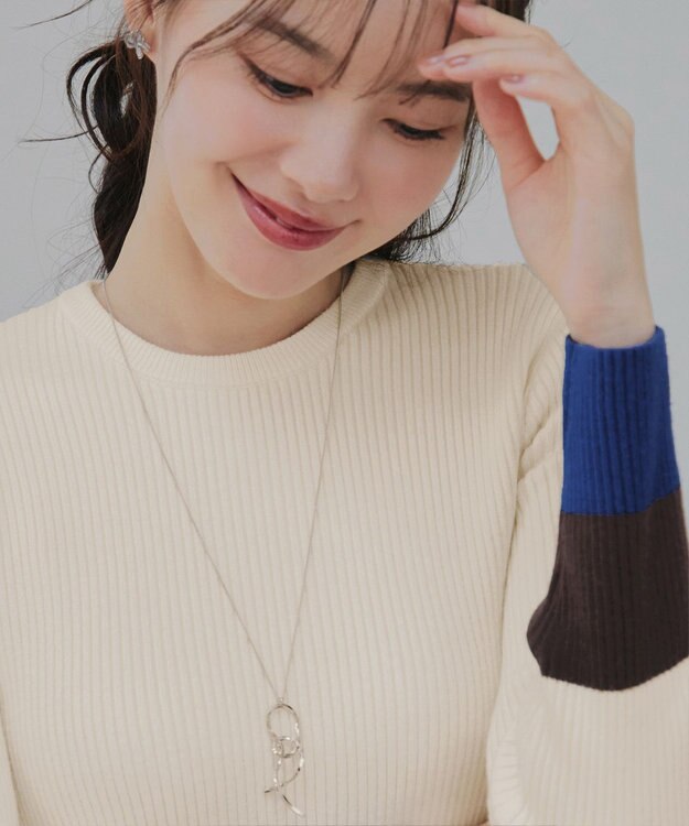 Tiaclasse 【安田美沙子さん着用】ノベルツイストネックレス シルバー