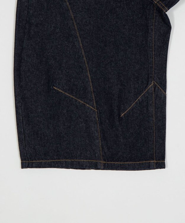 WEGO 【SMLサイズ展開】チェーン付きバルーンショーツ デニムインディゴ