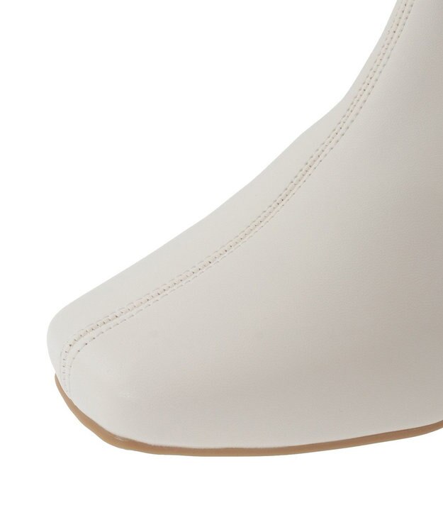 Green Parks ＲＵＰＩＳ．ヒール金具ストレッチブーツ Ivory