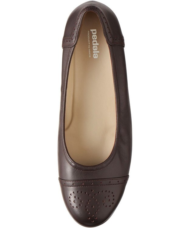 ASICS WALKING ペダラ レディース 3E 2.0cmヒール ブラウン系