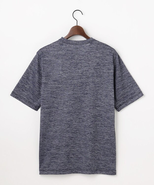 JOSEPH ABBOUD MOUNTAIN 【ゆったり】ドライクールスキンアウトドア Tシャツ ネイビー系