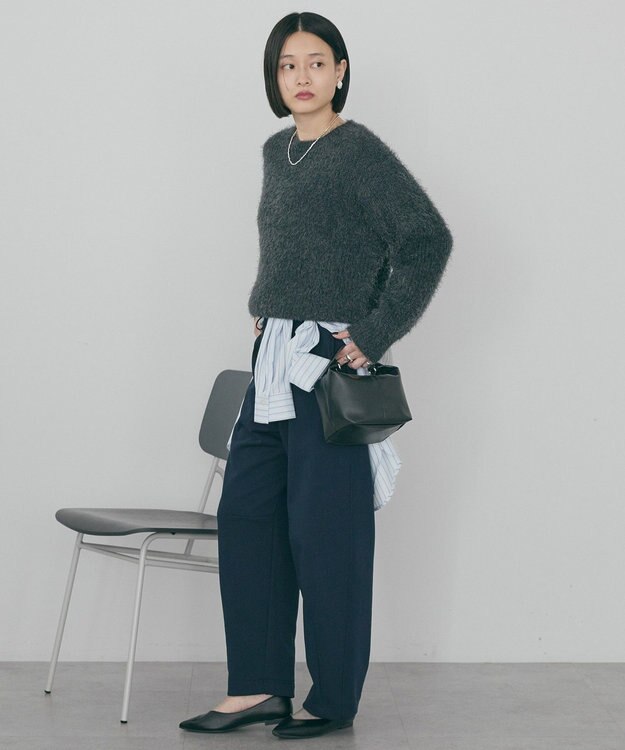 AMERICAN HOLIC カーブスウェットパンツ Navy