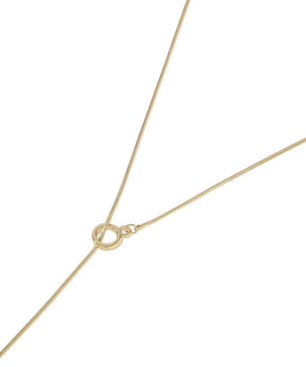 YECCA VECCA ハーフチョーカーY字ネックレス Gold
