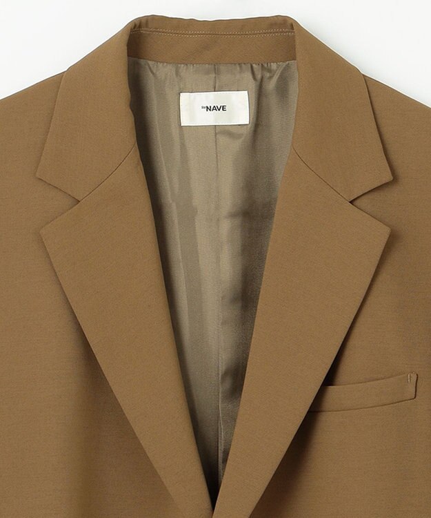 NAVE 【ReNAVE・洗える/UVカット】スパンポリエステル ジャケット カーキ系