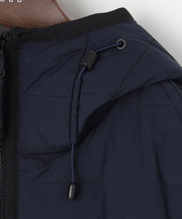 JOSEPH ABBOUD MOUNTAIN 【UNISEX】リバーシブルストレッチ ダウンパーカー ネイビー系