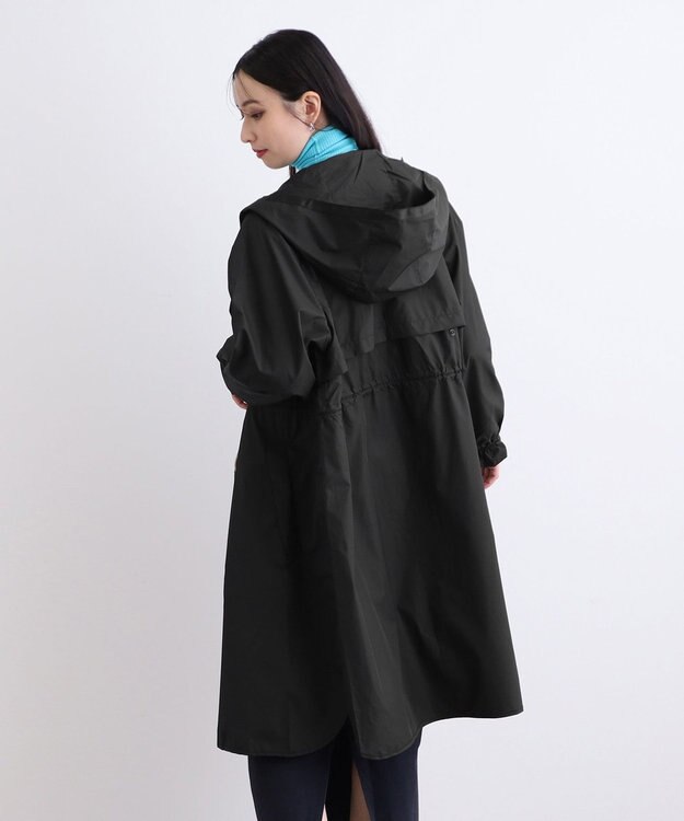 MOONBAT 【撥水】LIGNAGGIO ウエストギャザーフードコート ブラック