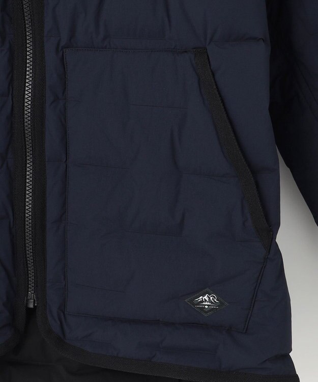 JOSEPH ABBOUD MOUNTAIN 【UNISEX】リバーシブルストレッチ ダウンパーカー ネイビー系