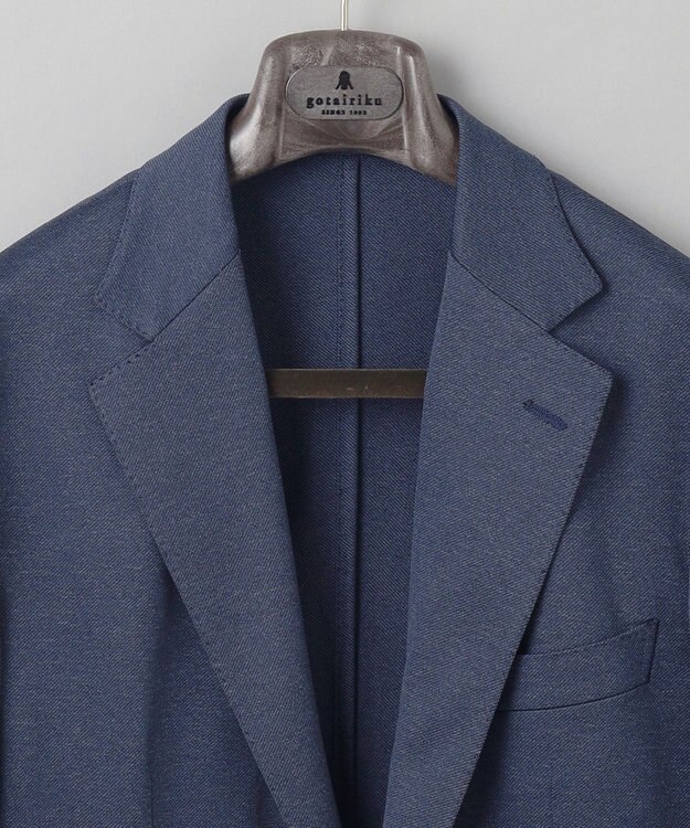 GOTAIRIKU セットアップ対応【洗える/ストレッチ/シワになりにくい】ドライジャージー セットアップジャケット ネイビー系8