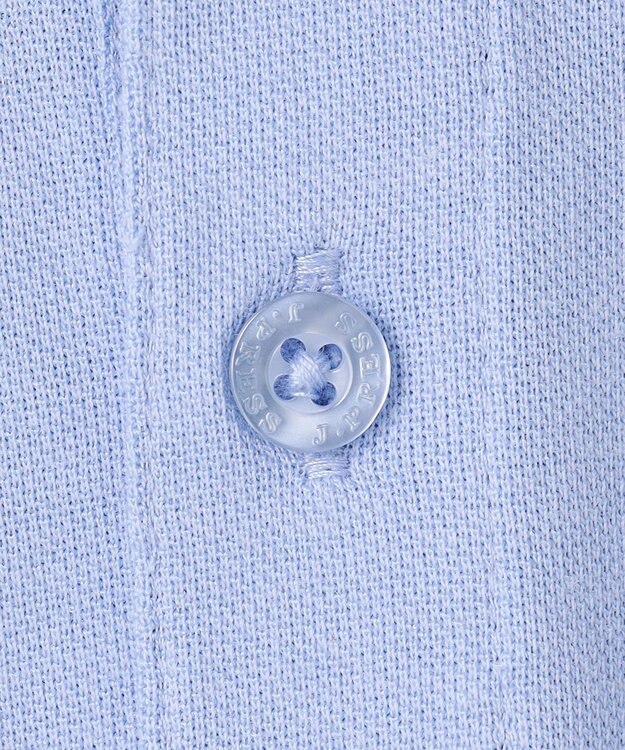 J.PRESS KIDS 【100-130cm】ダブルライン カラー 半袖ポロシャツ ライトブルー