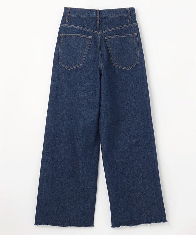 NAVE 【Nave　洗える】デニム ワイドパンツ ネイビー系