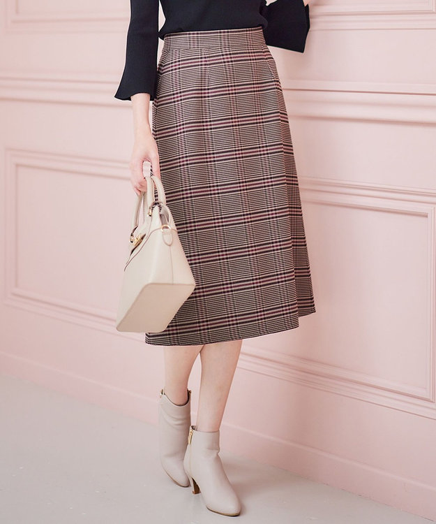 【2WAY】リバーシブルチェック スカート / any SiS | ファッション 