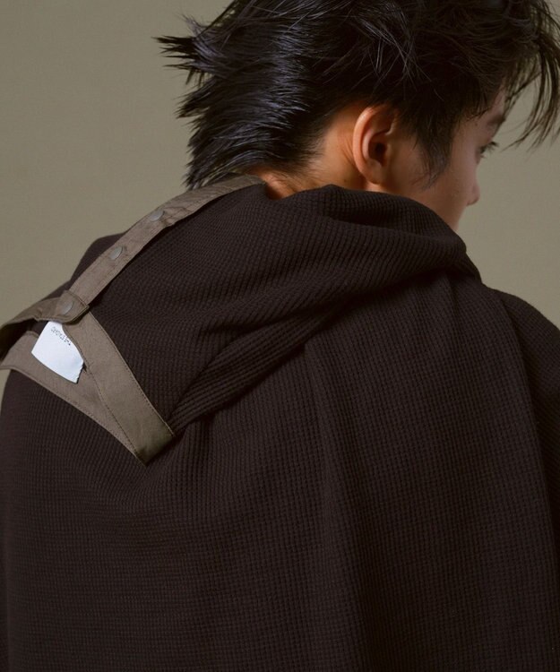 WEGO 【ユニセックス着用ITEM】ラグランヘンリーネックT ブラック