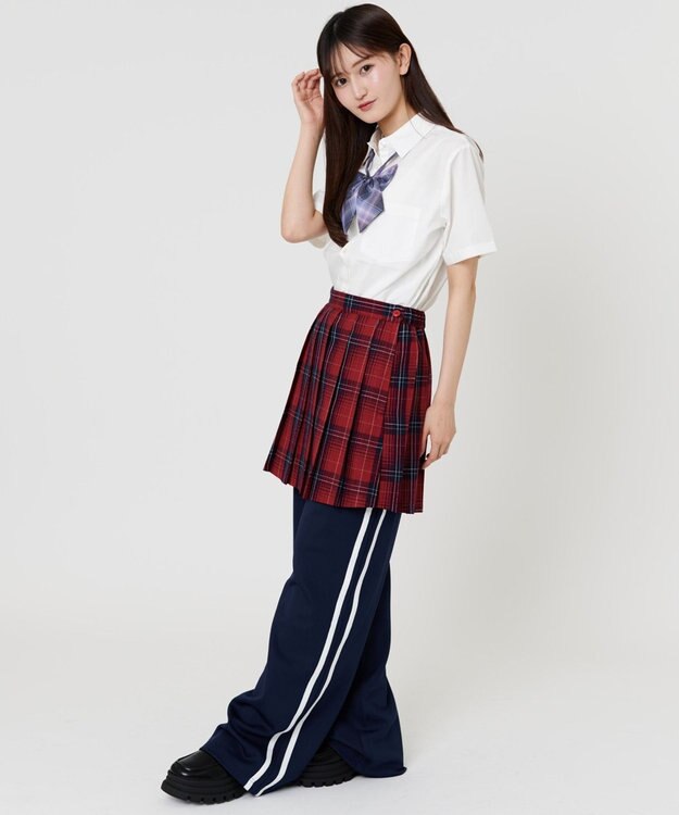 WEGO 【SCHOOL ITEM】スクールライントラックパンツ ネイビー