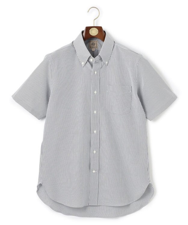 J.PRESS MEN 過酷な夏を乗り切るマストな1着！【 高通気性 / 軽量 / ノンアイロン / 撥水】【BEAT HEAT SYSTEM】半袖シャツ / B.D. ネイビー系1