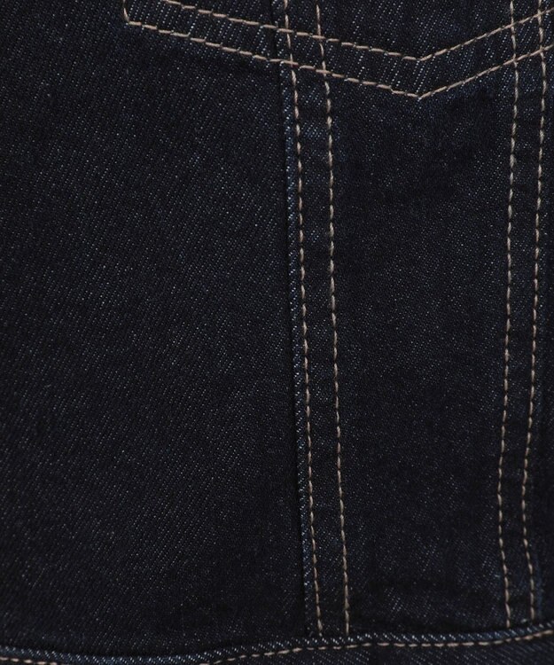 earth music&ecology ショートジップデニムジャケット Indigo