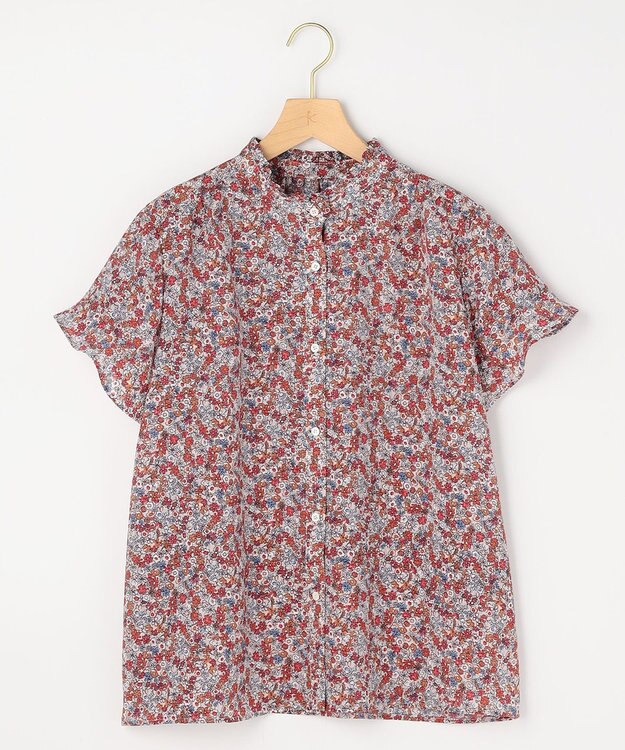 組曲 【先行予約】フラワーガーデンプリント ブラウス ベージュピンク系5