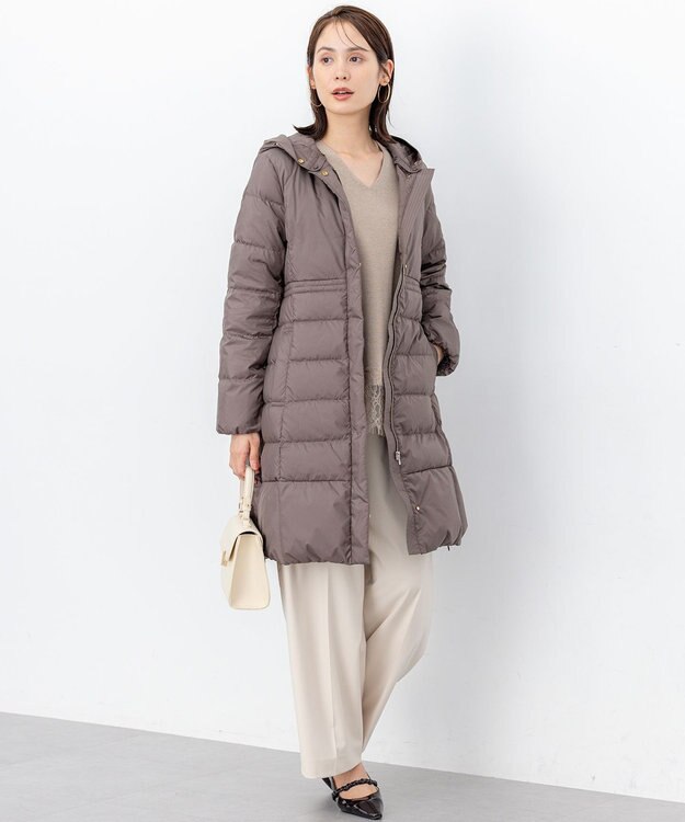 組曲 レースモチーフニットプルオーバー ベージュ系