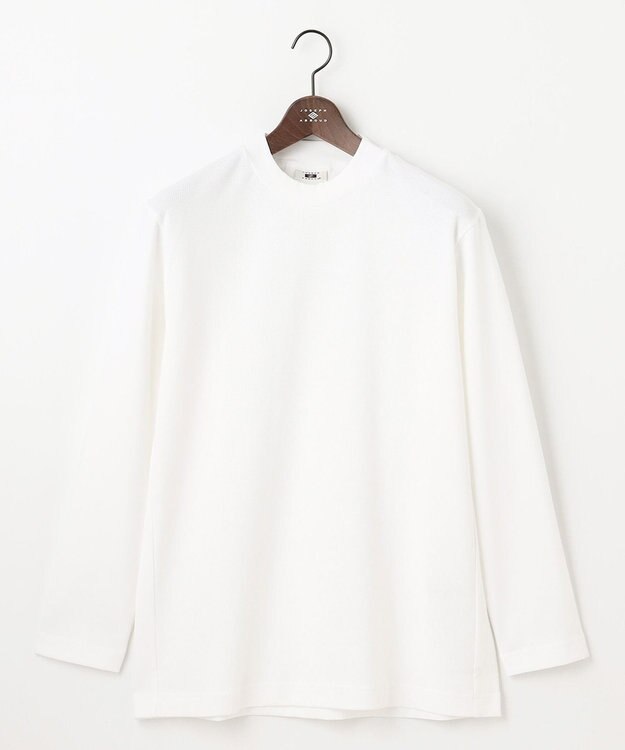 JOSEPH ABBOUD 【キングサイズ・エコ素材和紙使用/日本素材/日本縫製/軽量/通気性/速乾性】和紙フライス×ハニカムＴシャツ ホワイト系