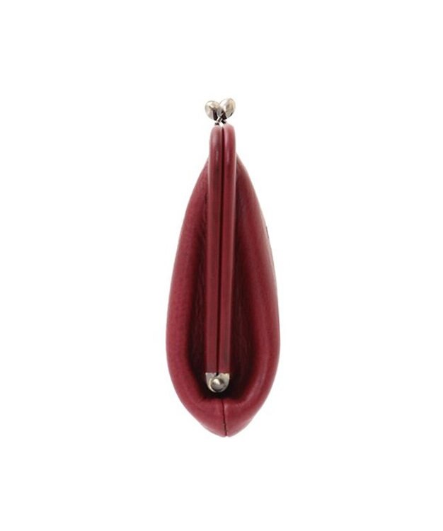 genten カットワーク 口金長財布 ワイン