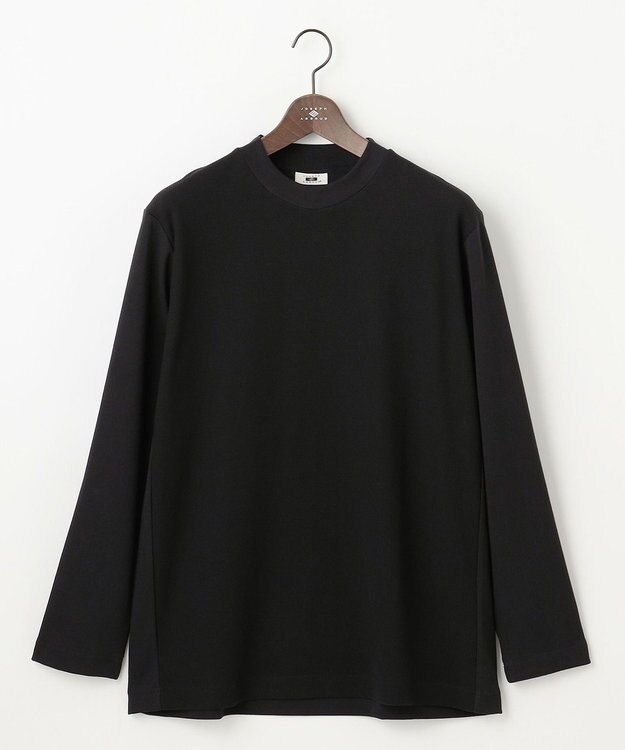 JOSEPH ABBOUD 【キングサイズ・エコ素材和紙使用/日本素材/日本縫製/軽量/通気性/速乾性】和紙フライス×ハニカムＴシャツ ブラック系