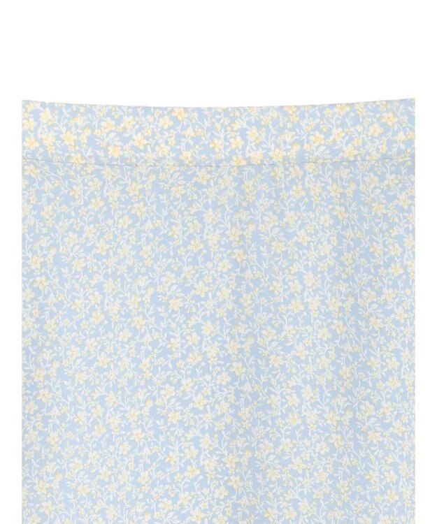 earth music&ecology フラワープリントフレアスカート Sax