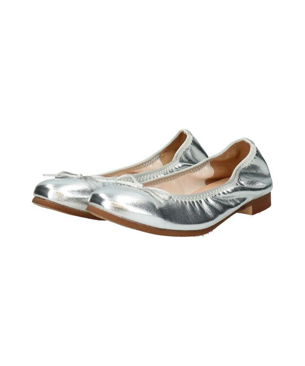 Bridget Birkin 【Bridget Birkin】ラウンドトゥバレエシューズ シルバー