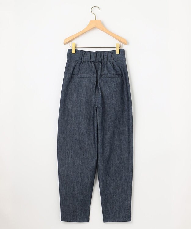 組曲 L 【組曲×setsuko sagittaire】ストレッチデニムパンツ ネイビー系