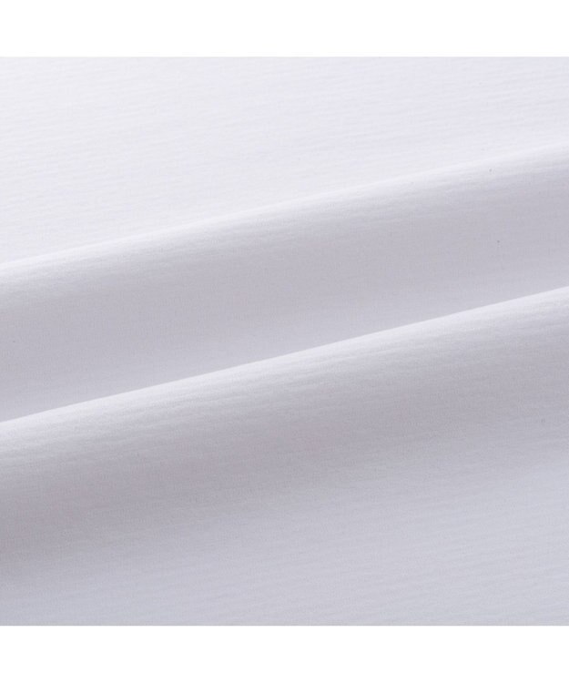 ZERO HALLIBURTON 【吸水速乾・UVケア】 ダブルリブ着心地ジッパーモックネックTシャツ ZHG-M5S7d 82955 ホワイト